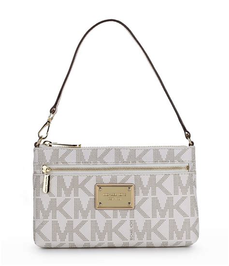 michael kors jet set signature large wristlet - vanilla|bolso Michael Kors jet set.